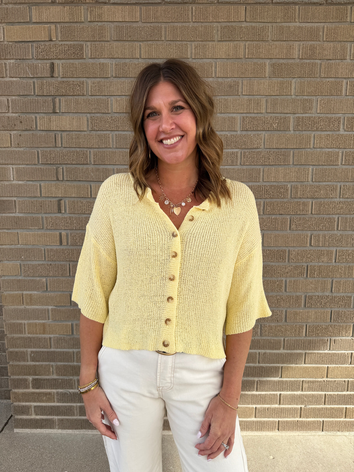 Sweetest Little Sweater - Yellow