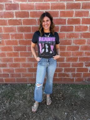 Alanis Morisette Graphic Crop Tee