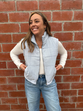 Brina Vest - Light Denim