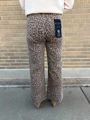 Leopard Crop Straight Leg