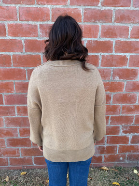 Wanna Snuggle Oversized Sweater - Mocha