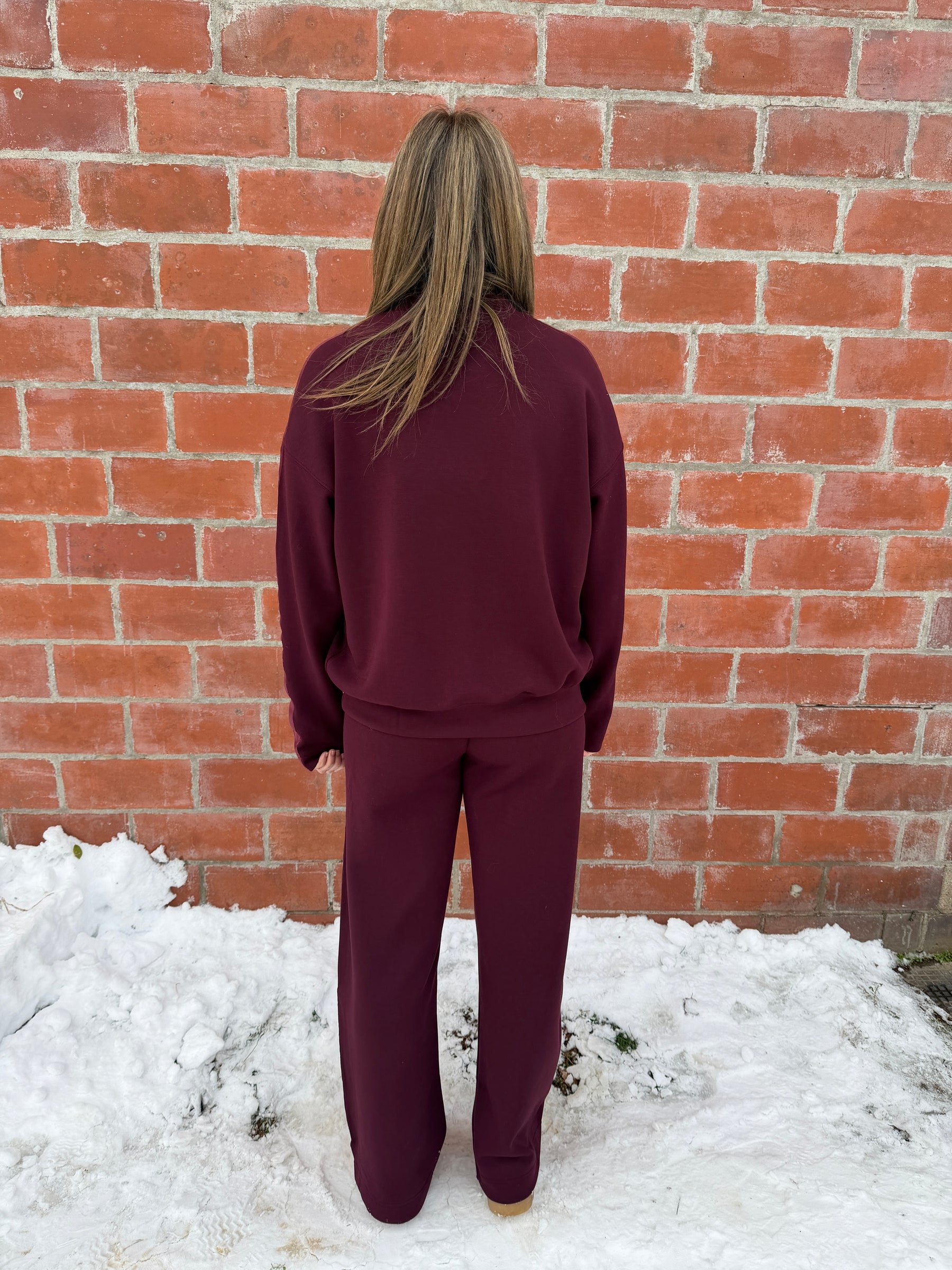 A Touch of Satin Bottoms - Dark Cherry