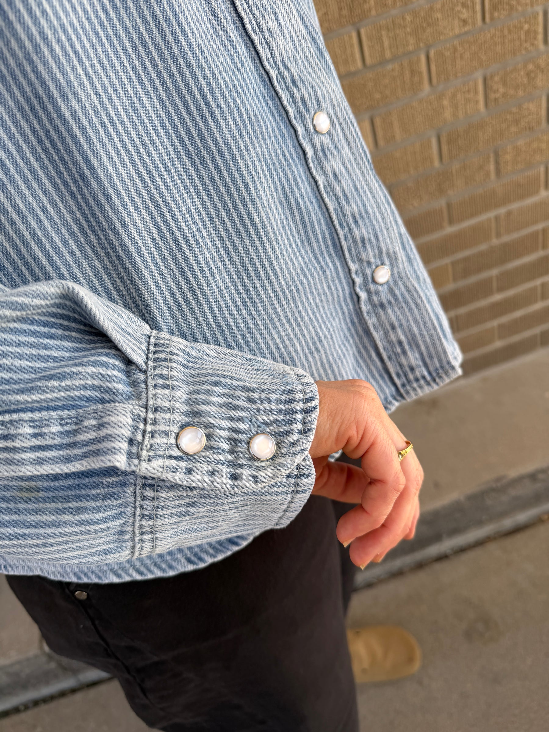 Pippin Jacket - Denim Stripe