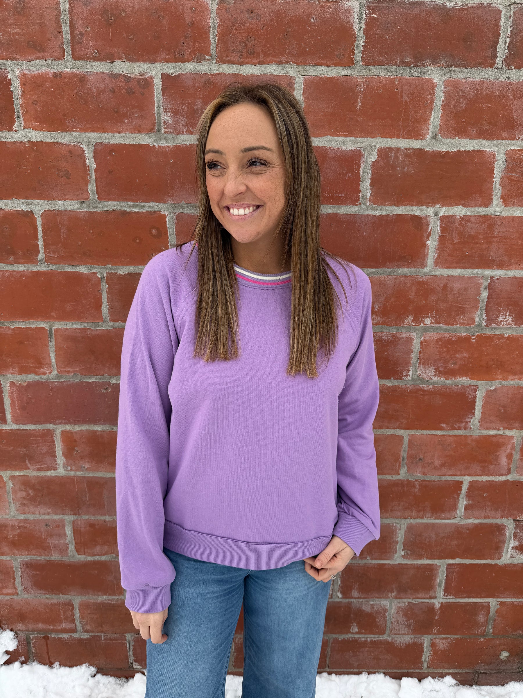 Pretty In Purple Pullover