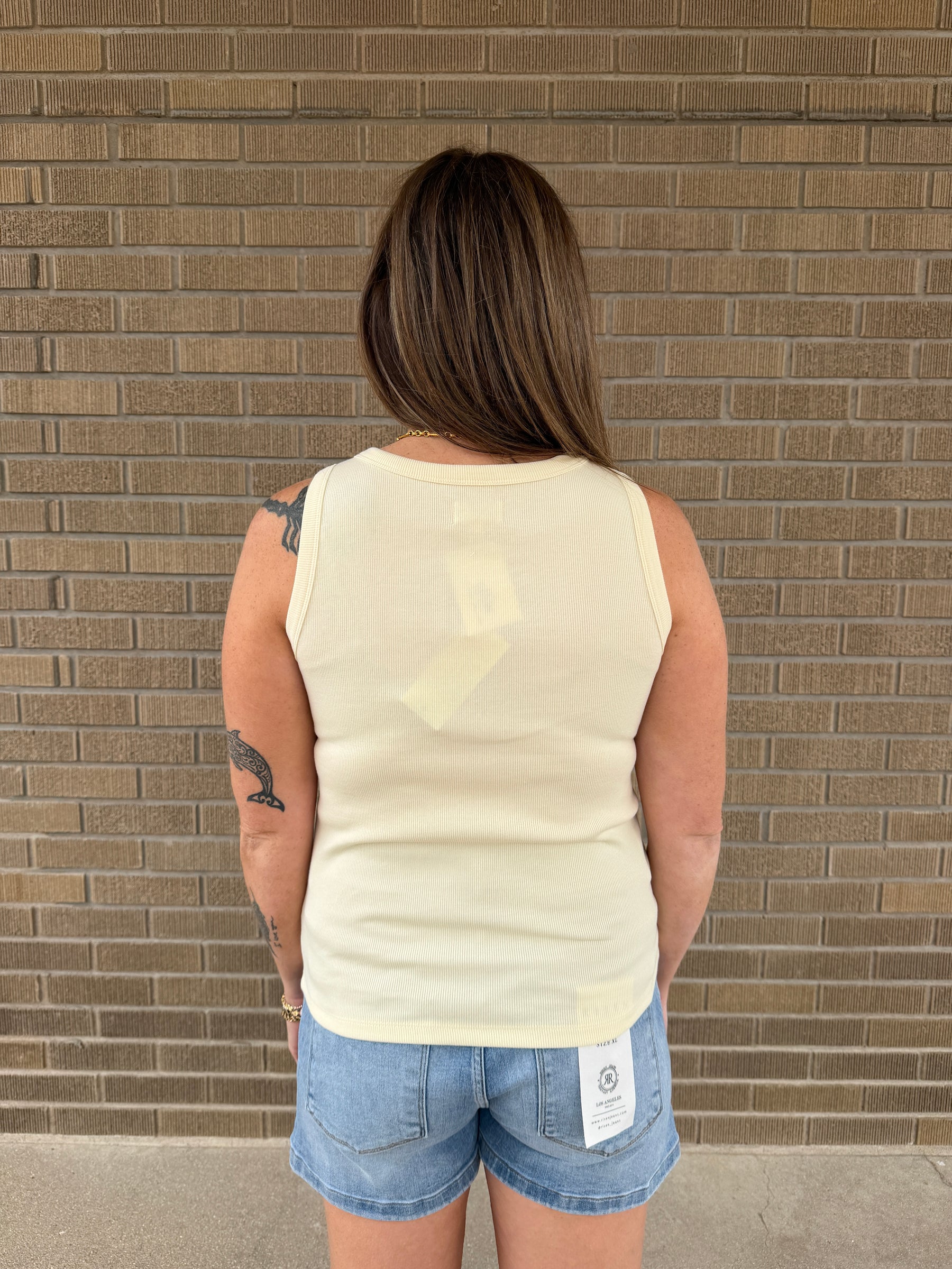 Elowen Tank - Buttercream