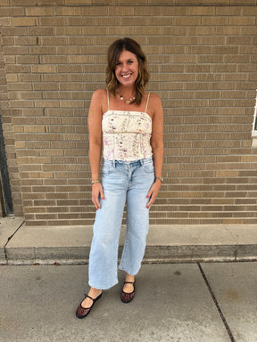 So Easy To Fall In Love Floral Tank