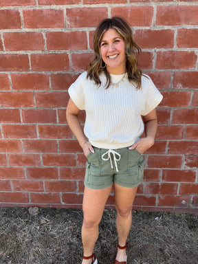 Perfect Waffle Knit Top
