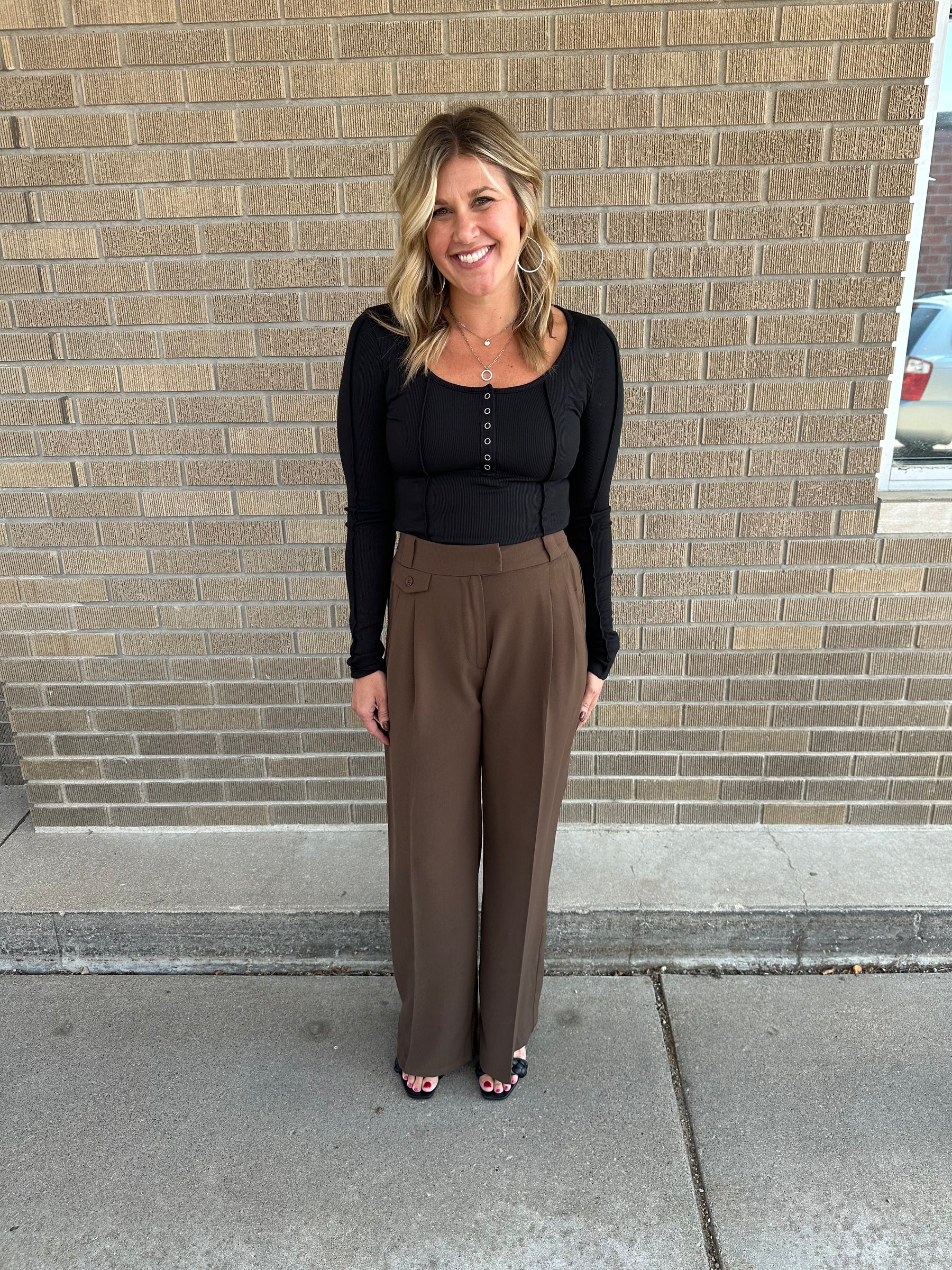 Dress to Impress Pants - Brown