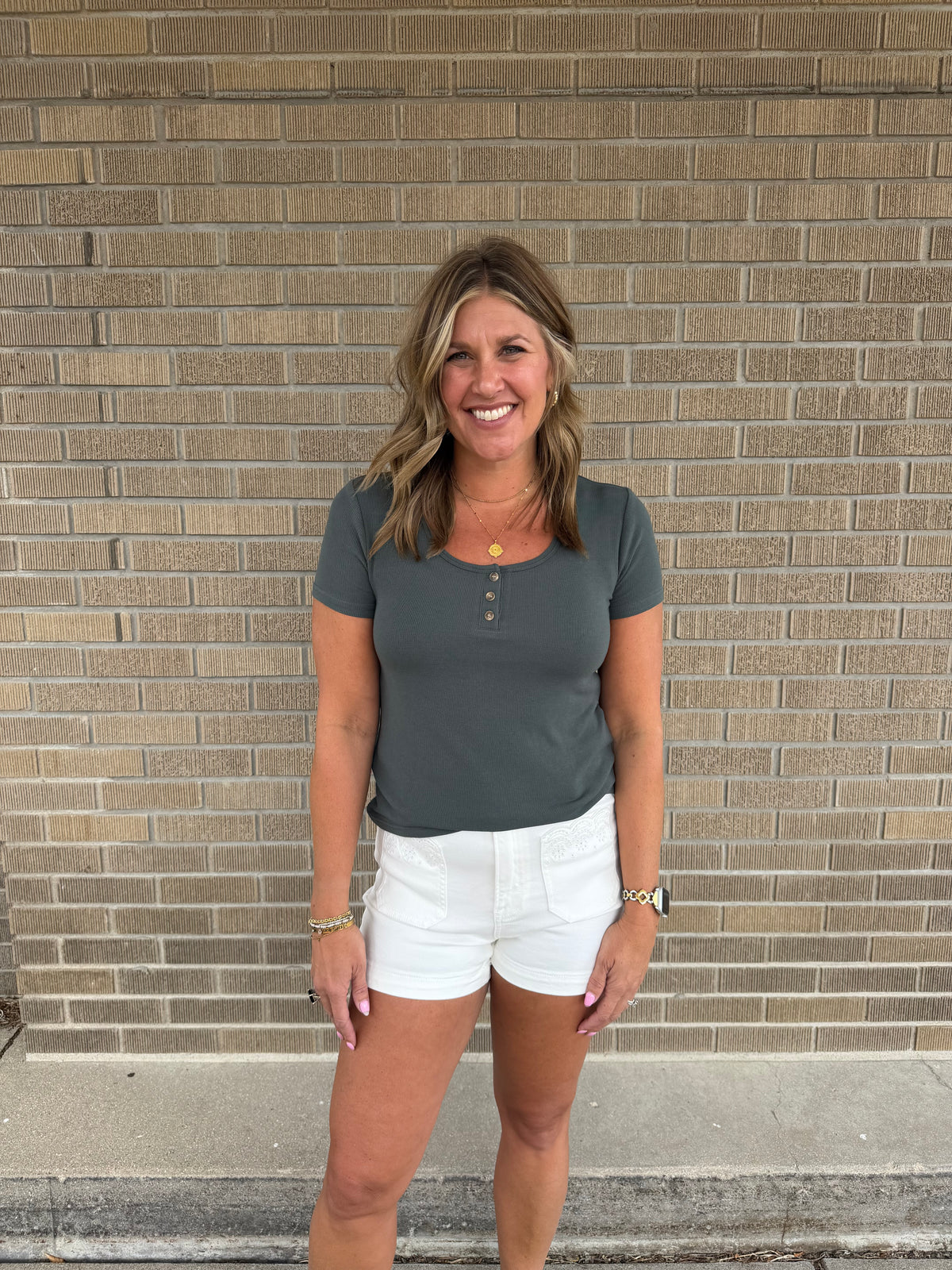 Evanore Top - Olive