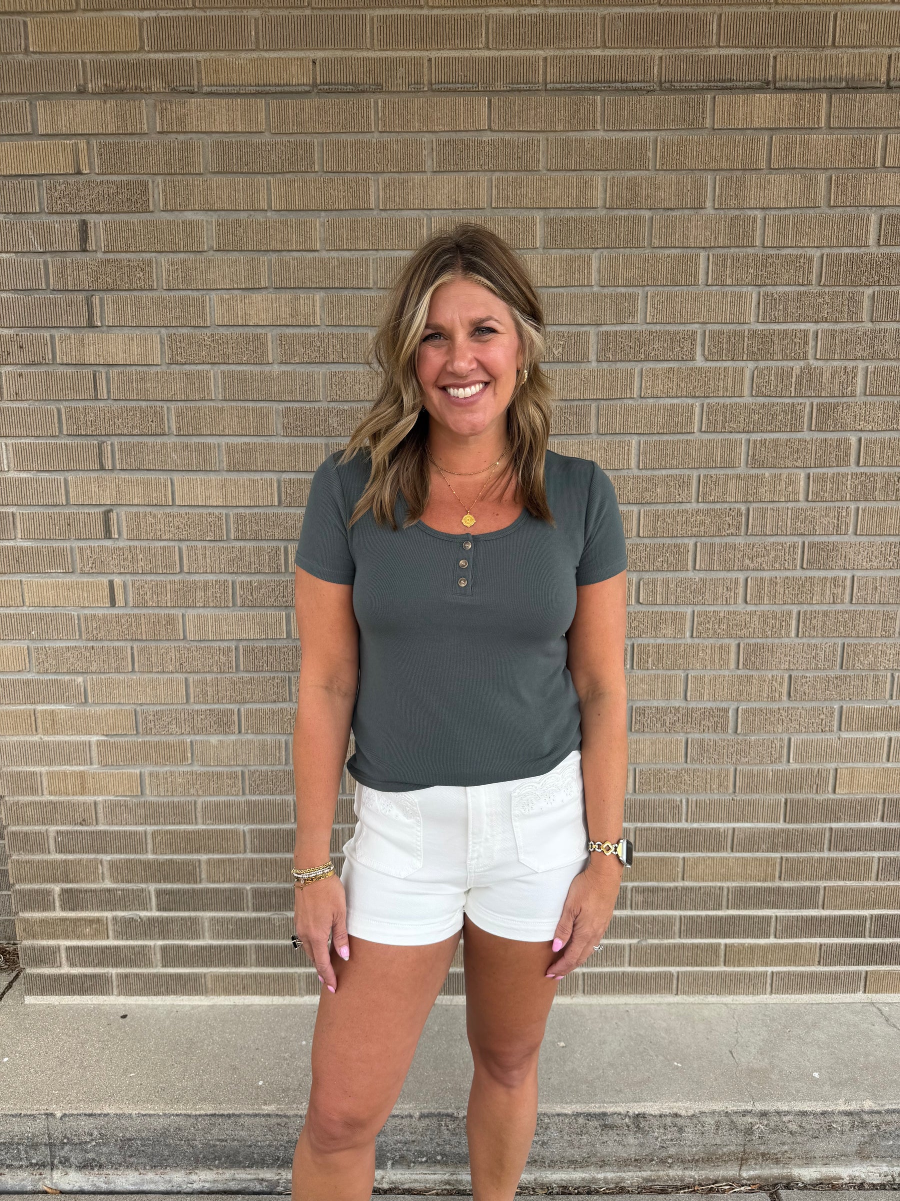 Evanore Top - Olive