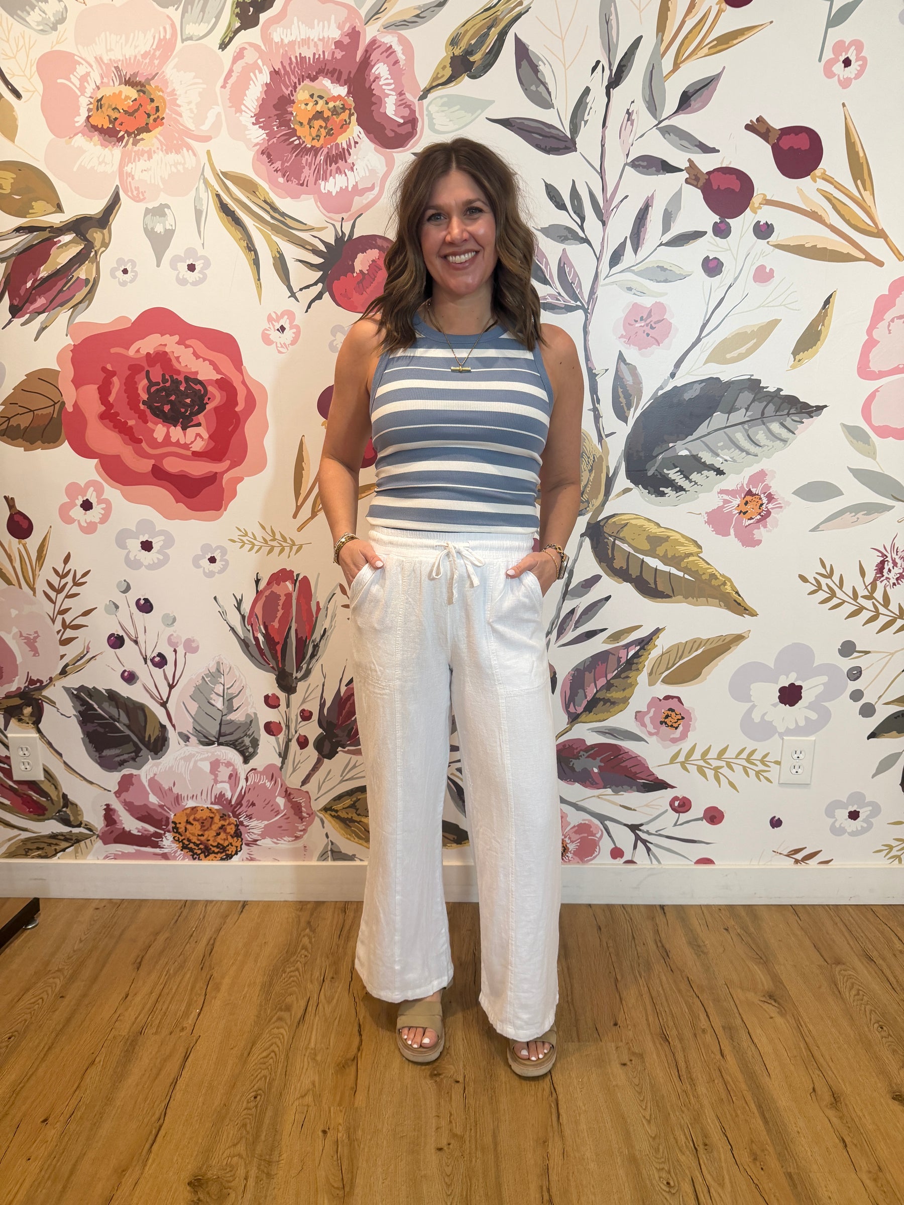 Solana Pants - White