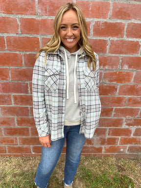 Weston Jacket - Mossy Green Pink Plaid