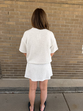 Buttery Soft Modal Tee - Light Grey