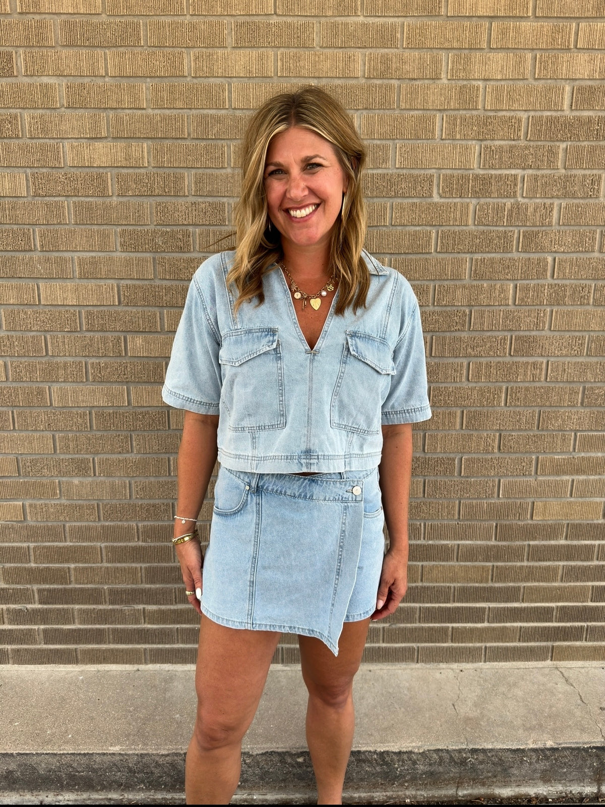 Hooked On You Denim Top