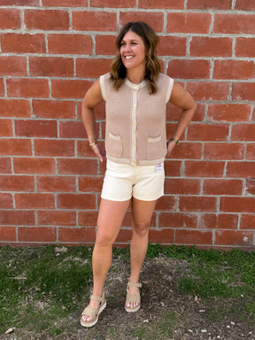 All About Them Details Button Up Top