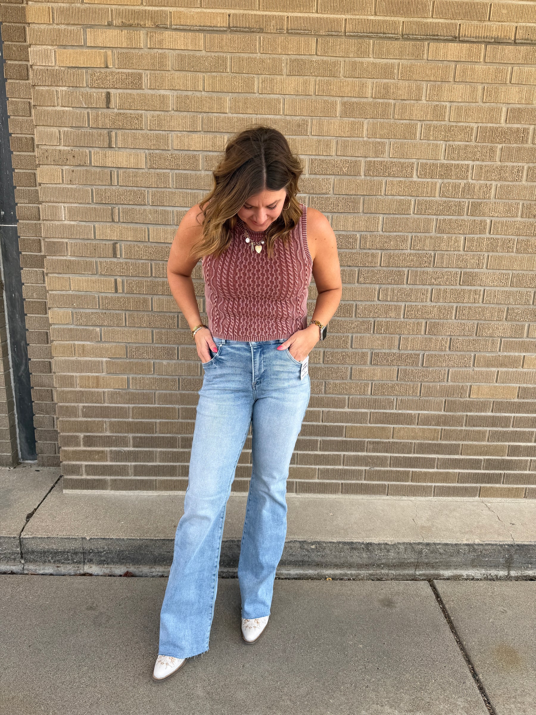 Terracotta Knit Tank