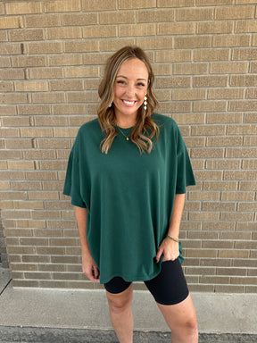 Thee Oversized Tee - Deep Green