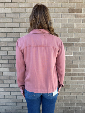Jackie Jacket - Washed Rose