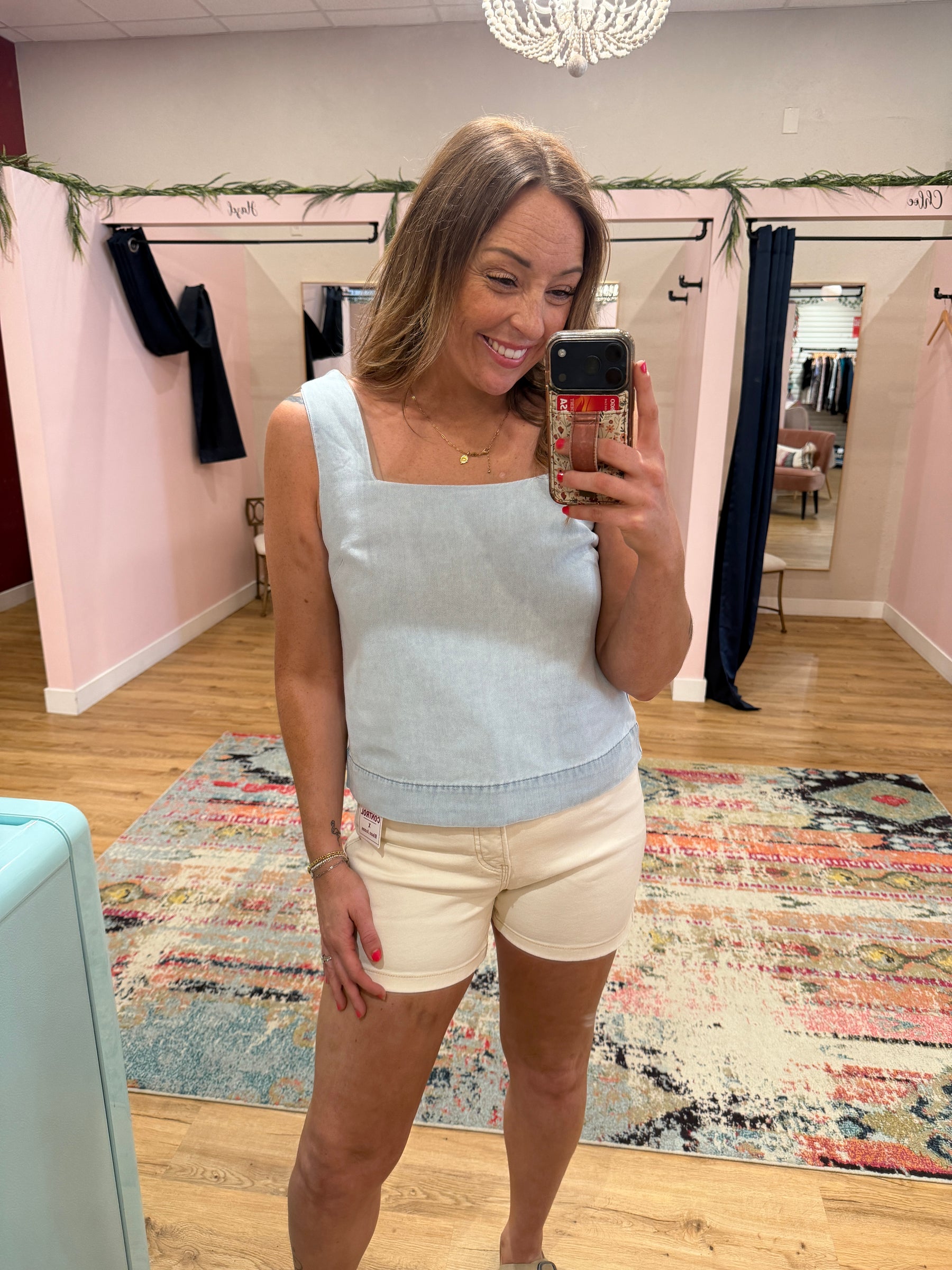 Isla Denim Tank