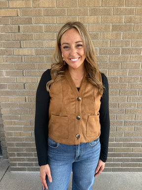 Silky Soft Camel Vest