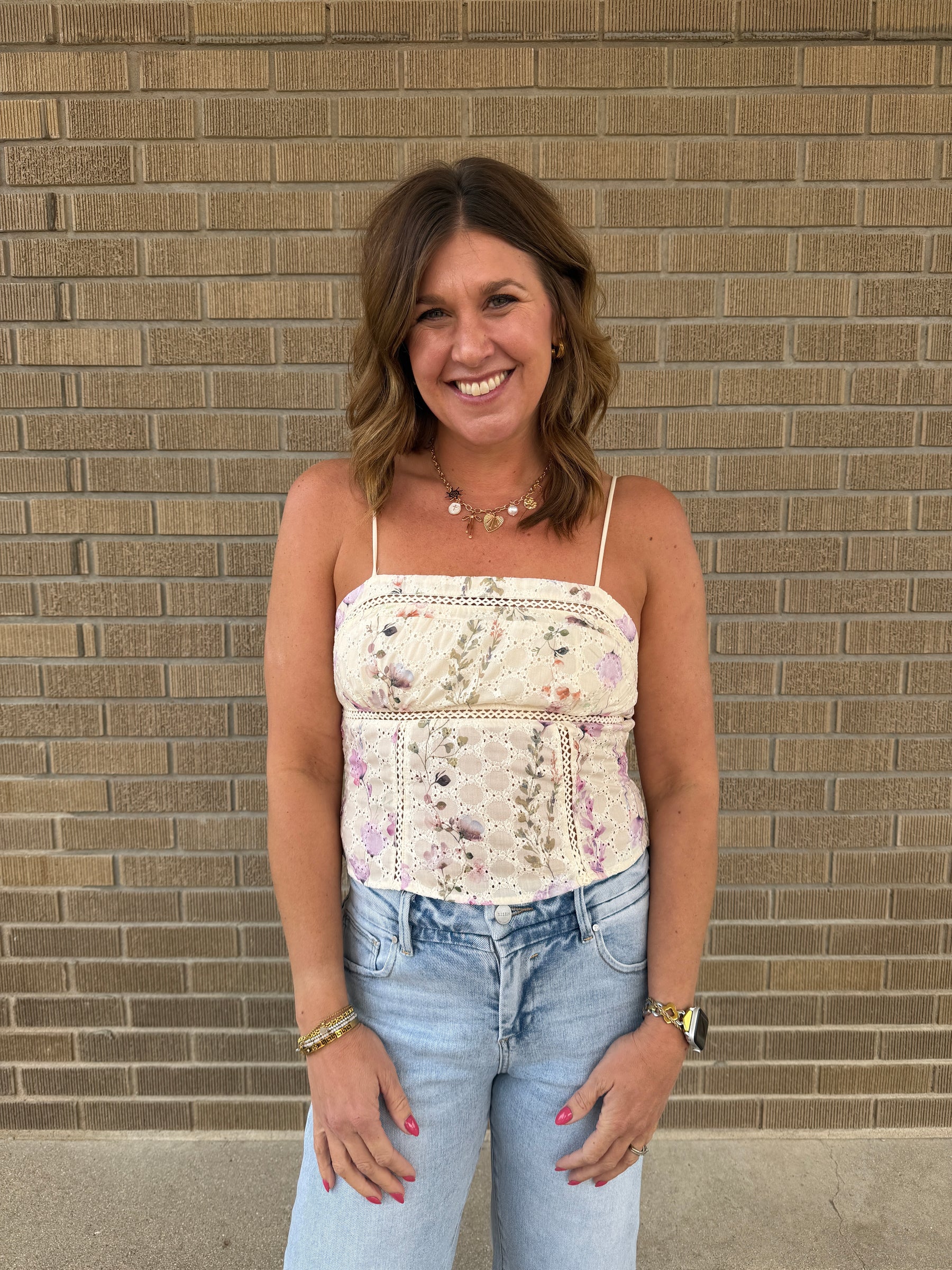 So Easy To Fall In Love Floral Tank