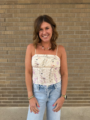 So Easy To Fall In Love Floral Tank