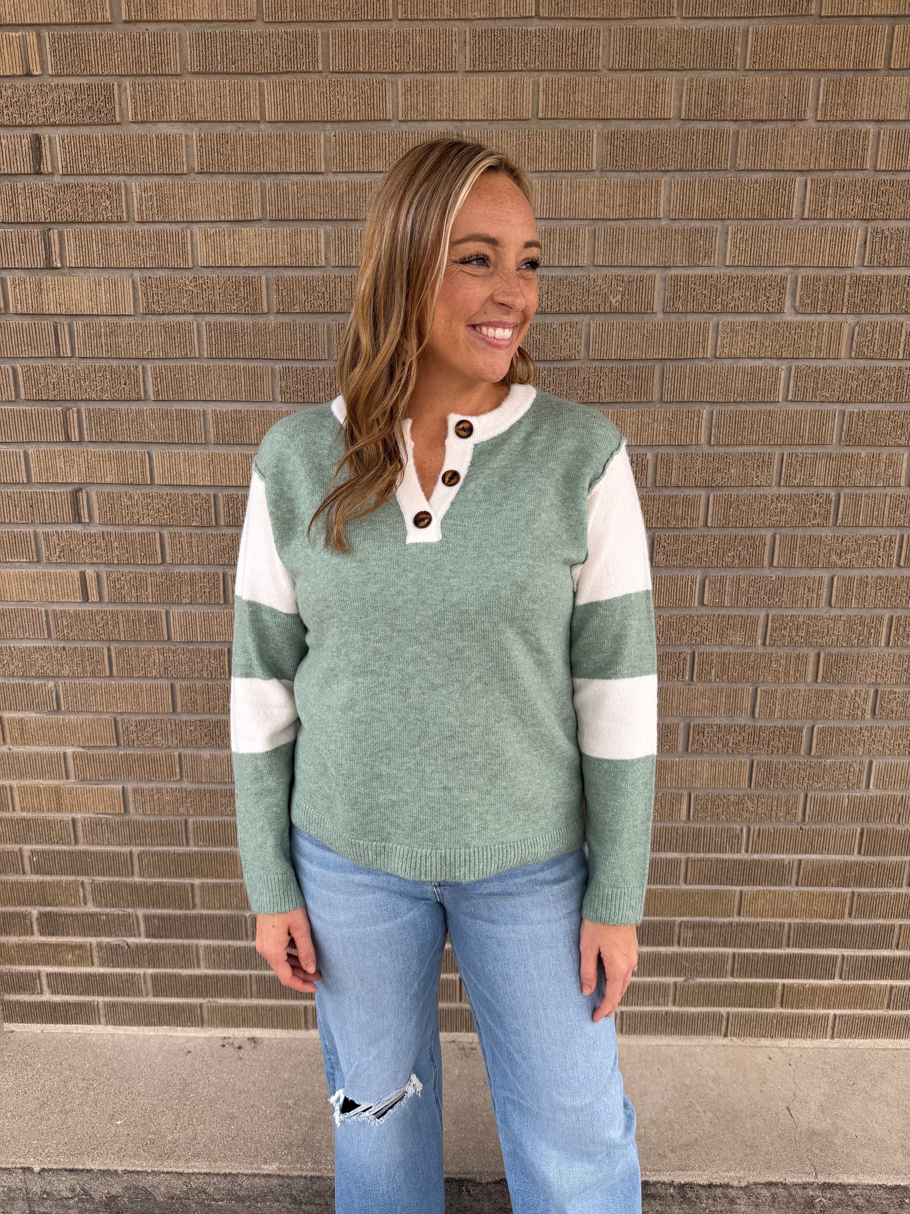 Sage Henley Sweater