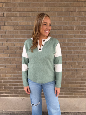 Sage Henley Sweater