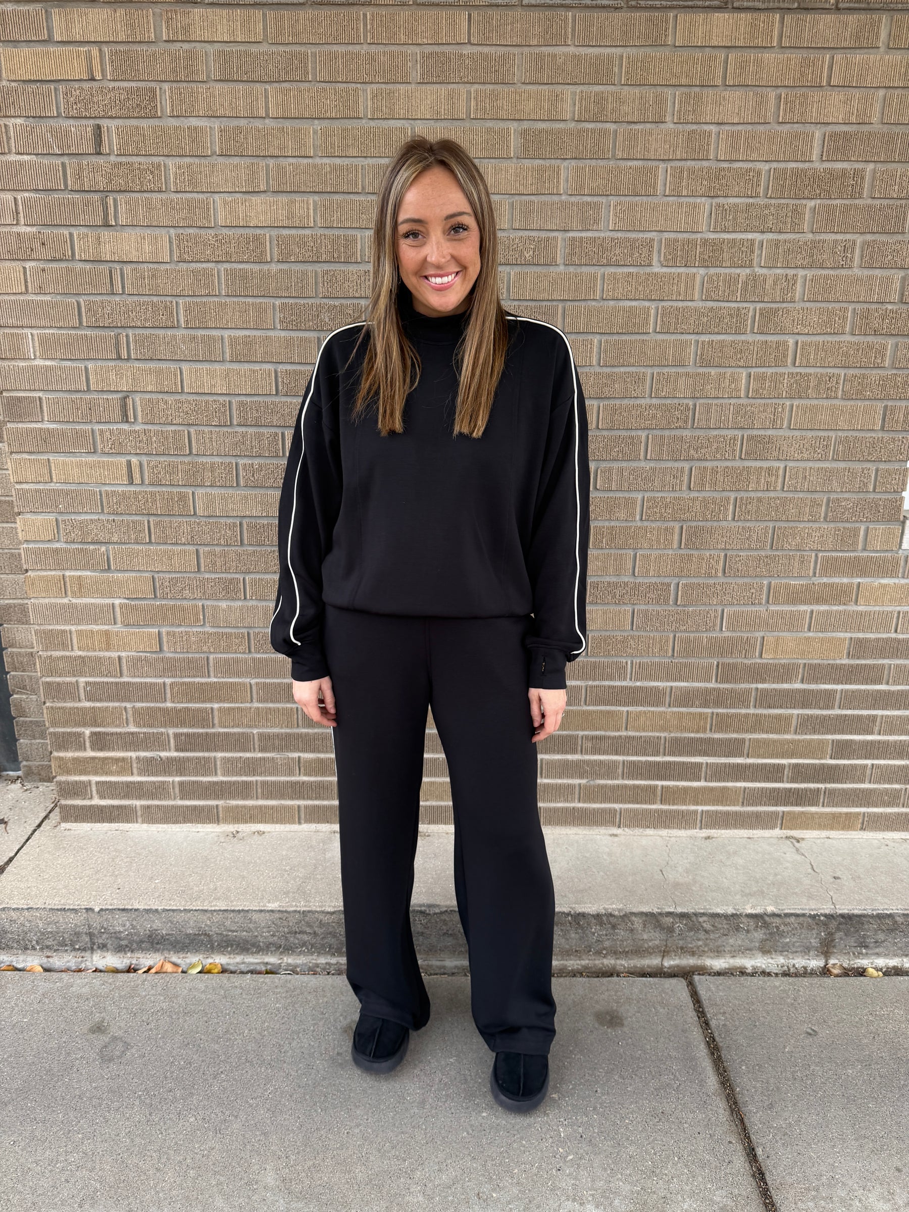 Chill Girl Modal Pants - Black