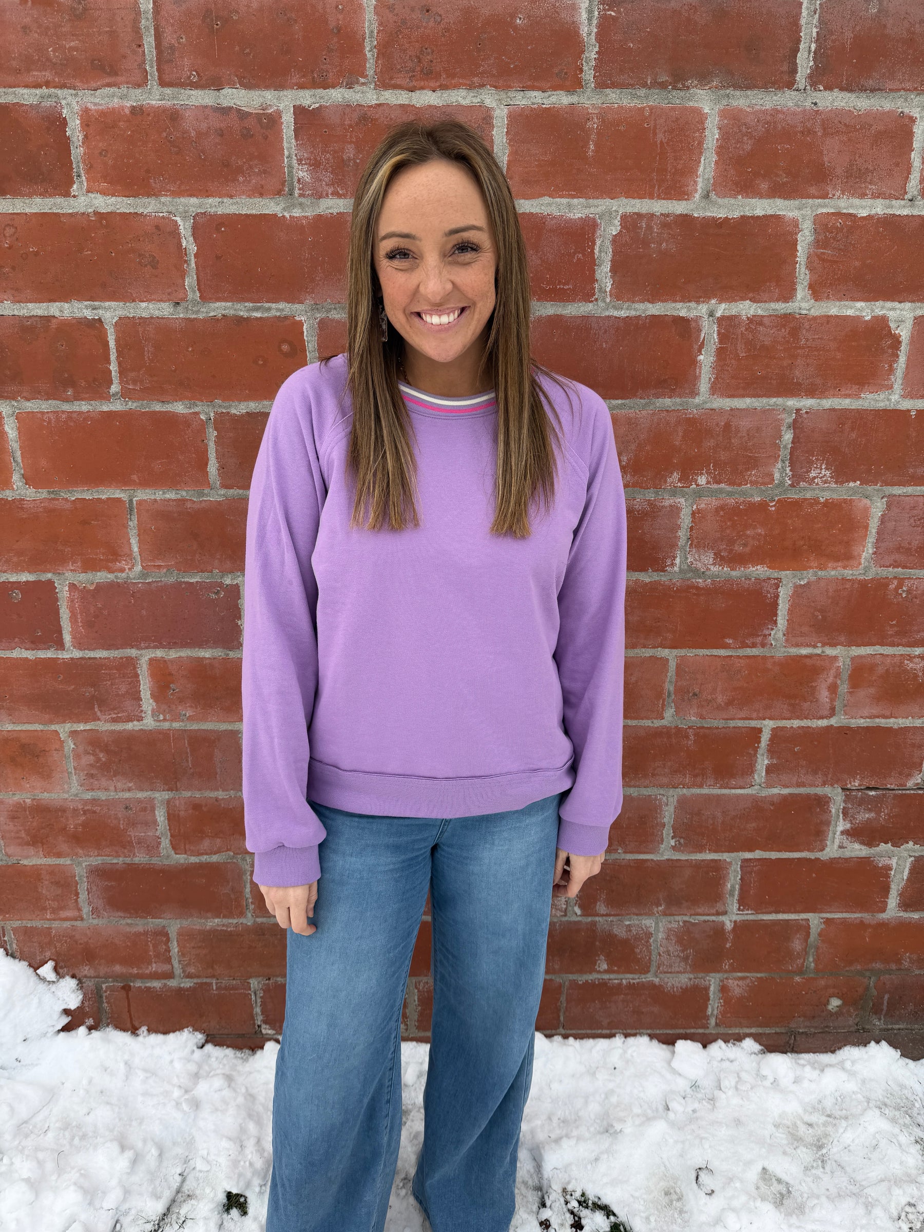 Pretty In Purple Pullover