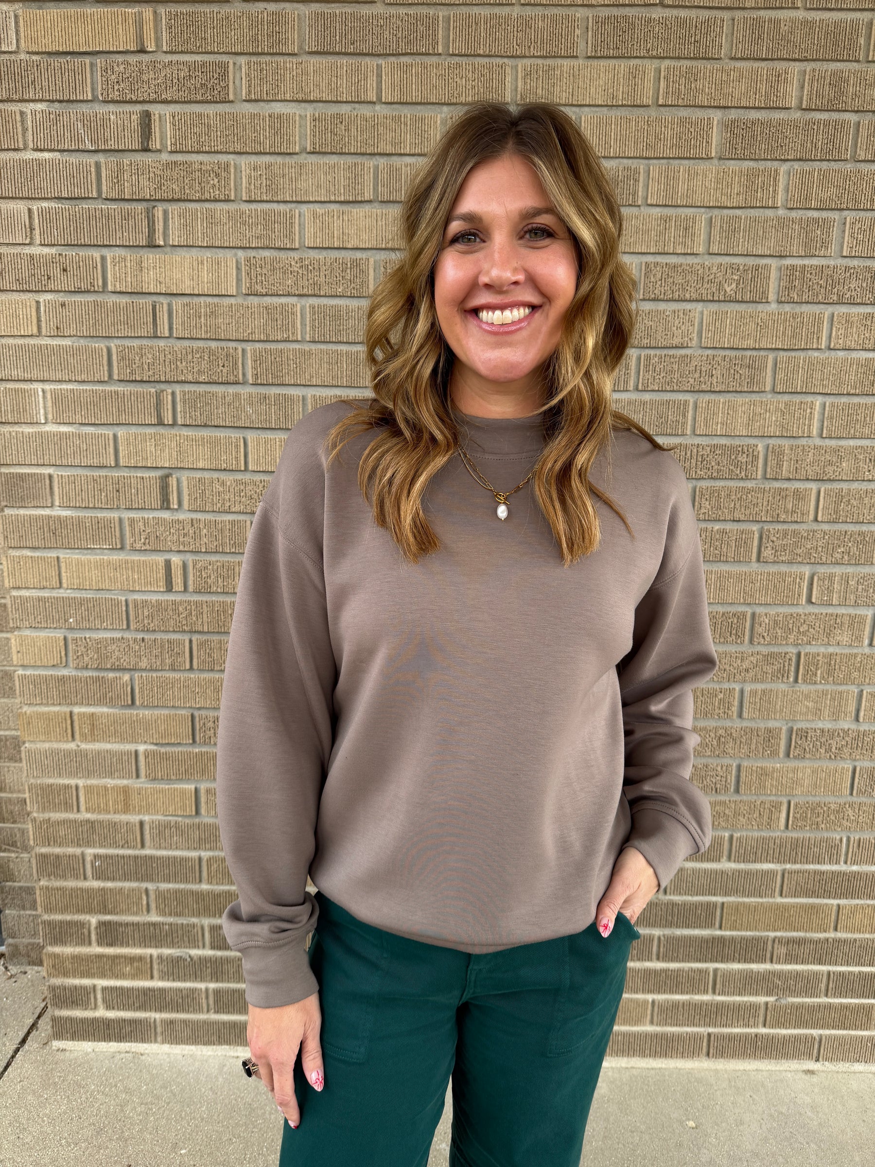 Modal Pullover - Mocha