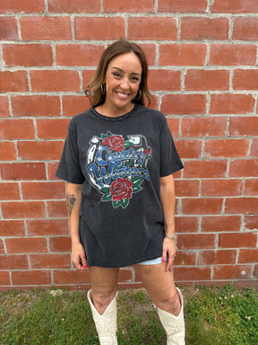 Country Western Oversized Graphic Tee