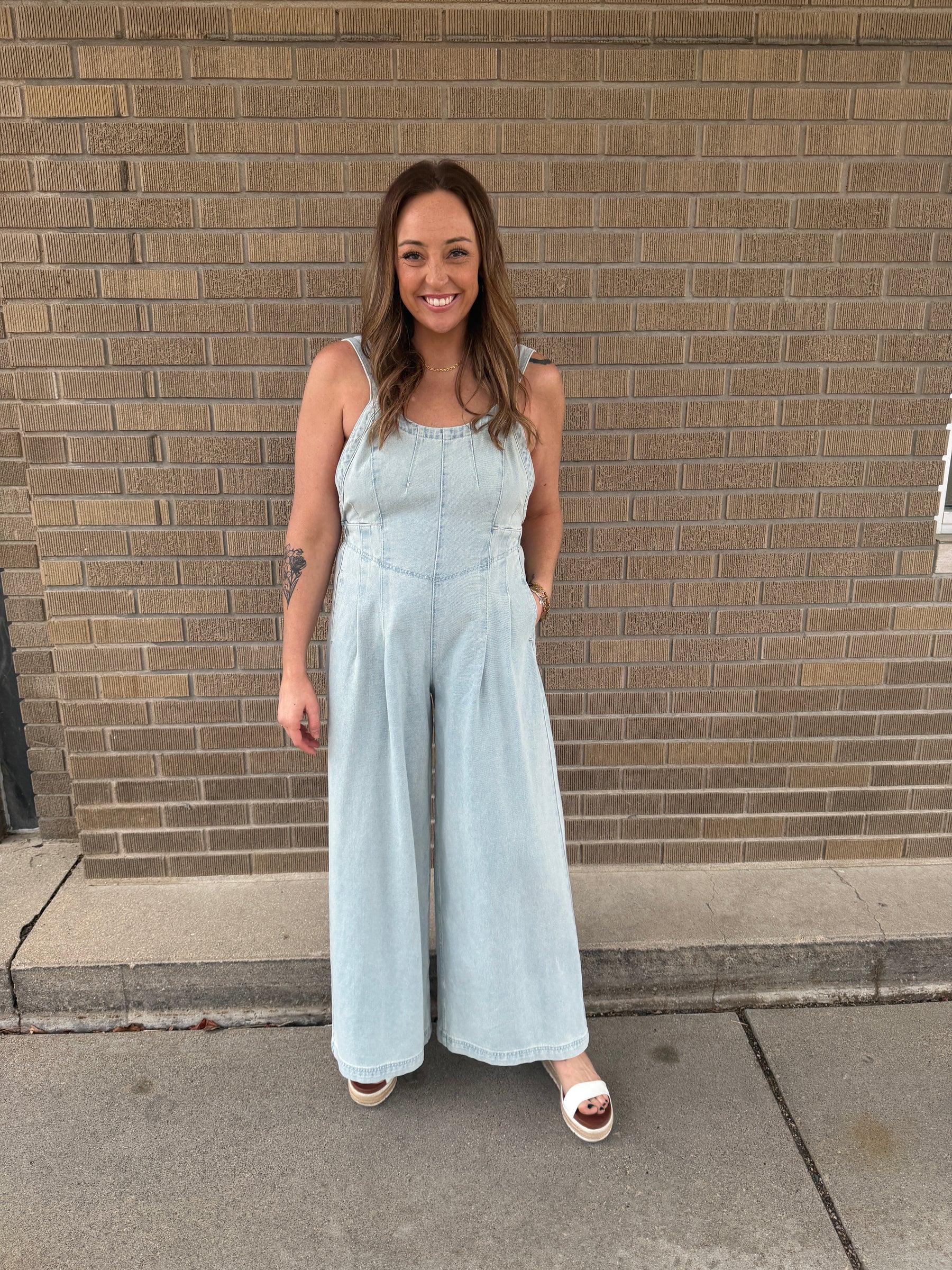 That One Denim Jumpsuit