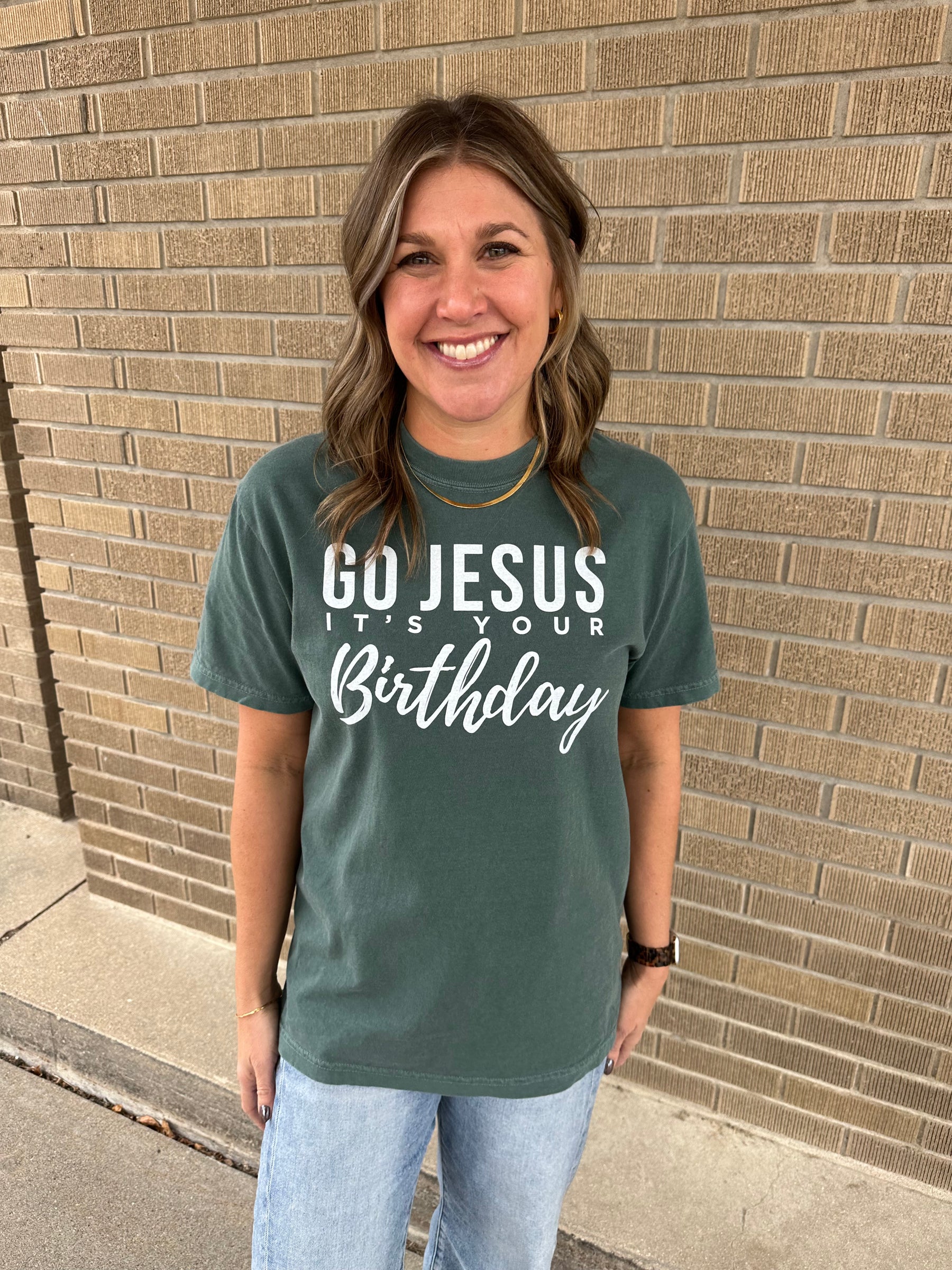 Go Jesus It's Your Birthday Graphic Tee