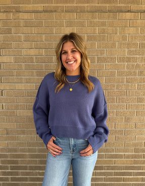 Dusty Indigo Sweater