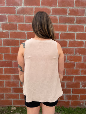 Anything But Basic Tank - Taupe