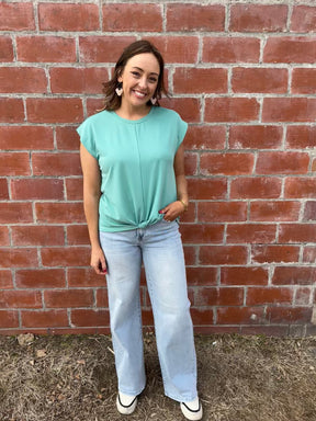 Jade Green Top