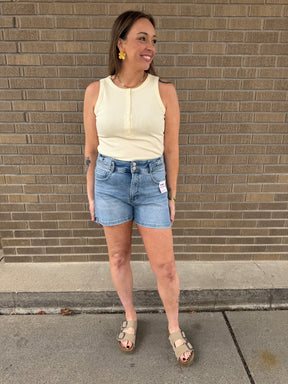 Elowen Tank - Buttercream