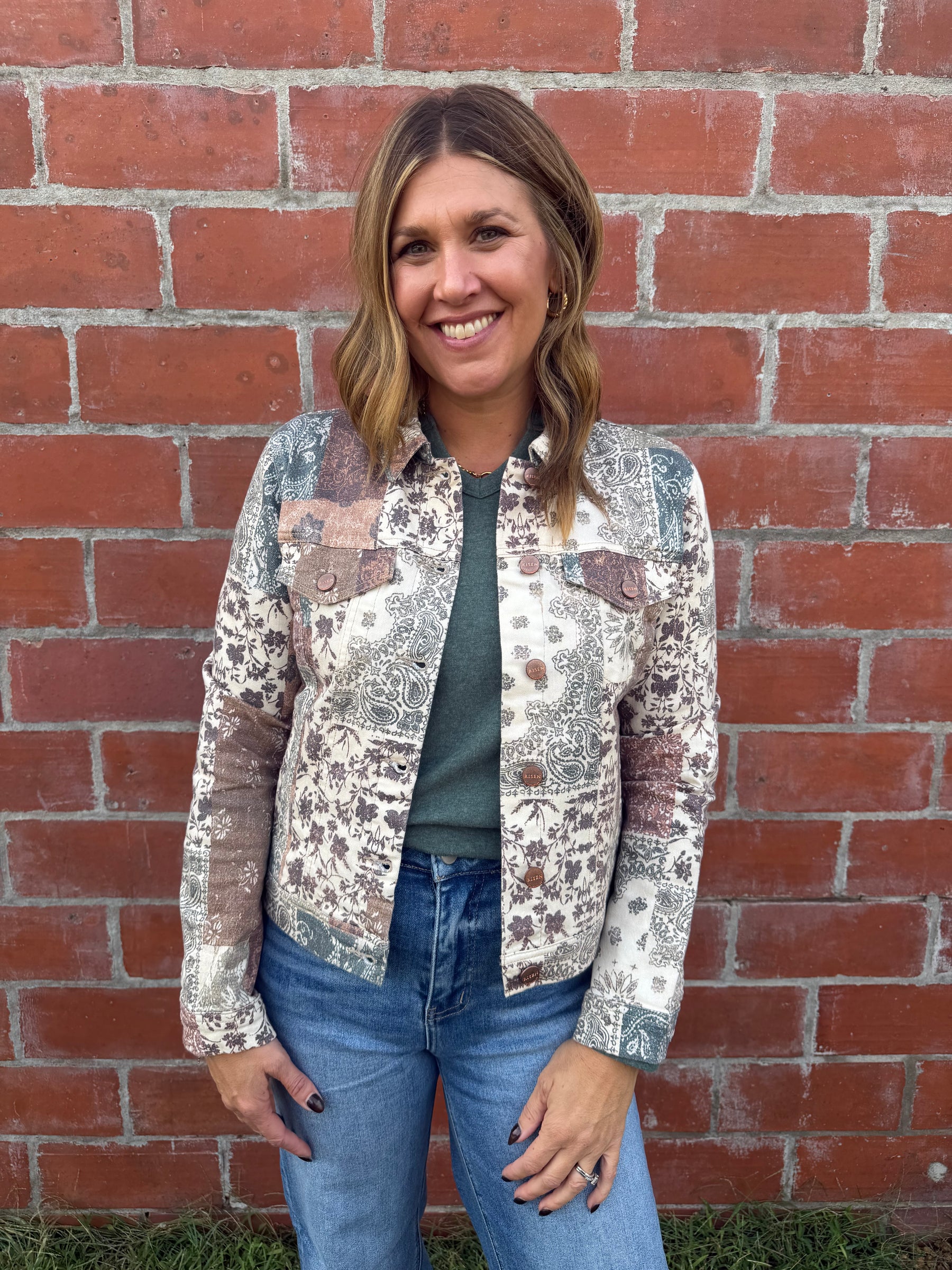 Sage Relaxed V-Neck