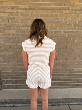 Neutral Girly Romper