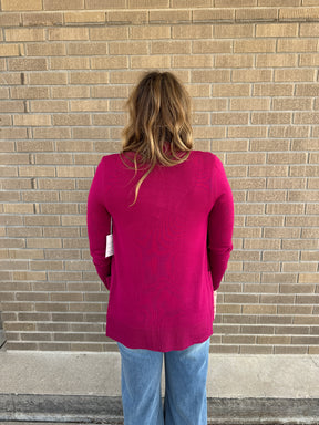 OG Rooted Cardigan - Magenta