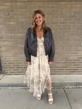 Romantic Fall Floral Dress