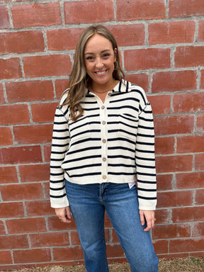 Neutral Girly Cardigan Sweater