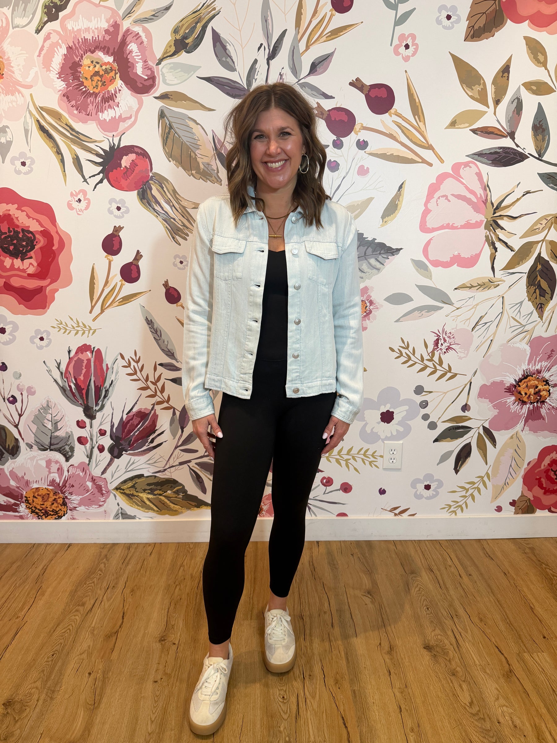 Jackie Jacket - Mia Pinstripe