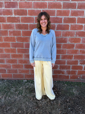 Lemon Cream & Blue Dreams Pants