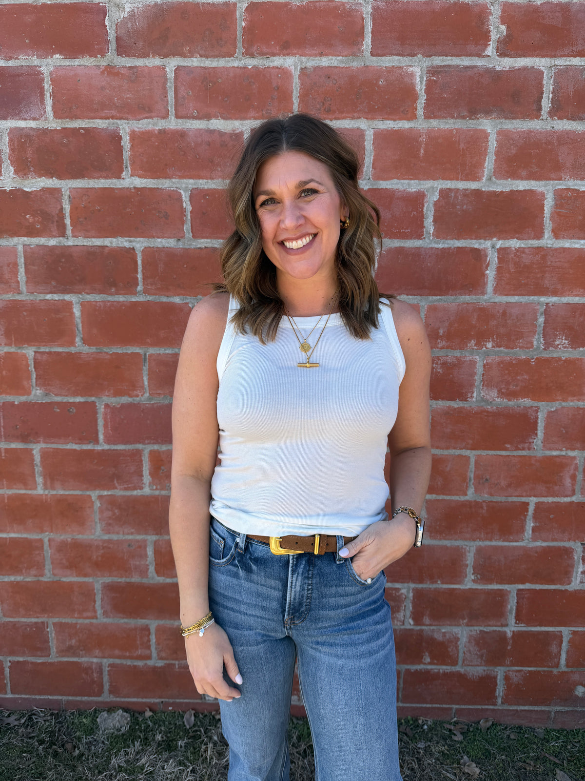 Clarence Tank - Ivory