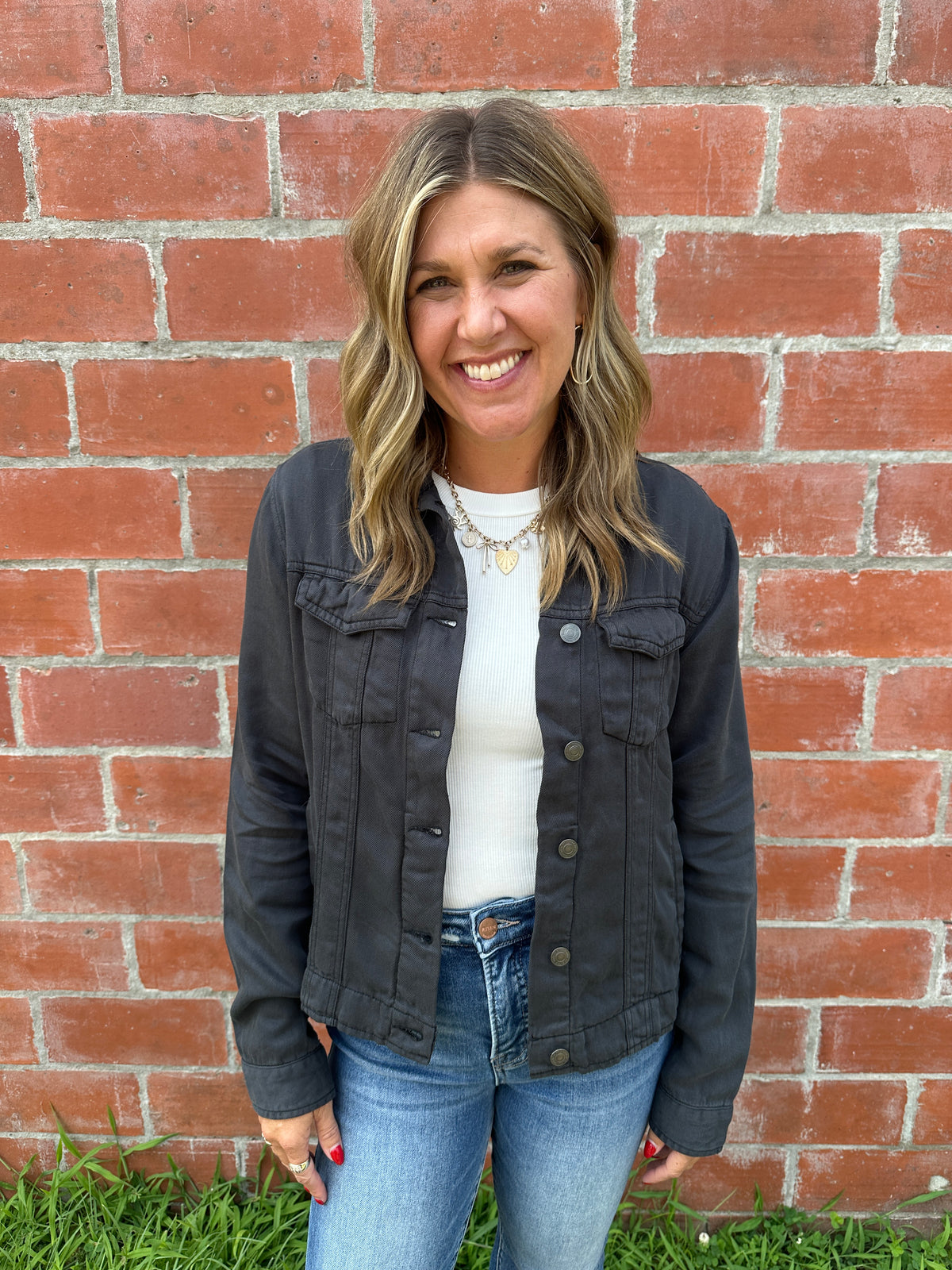 Jackie Jacket - Black Shadow