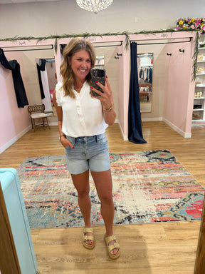 Pretty in White Blouse
