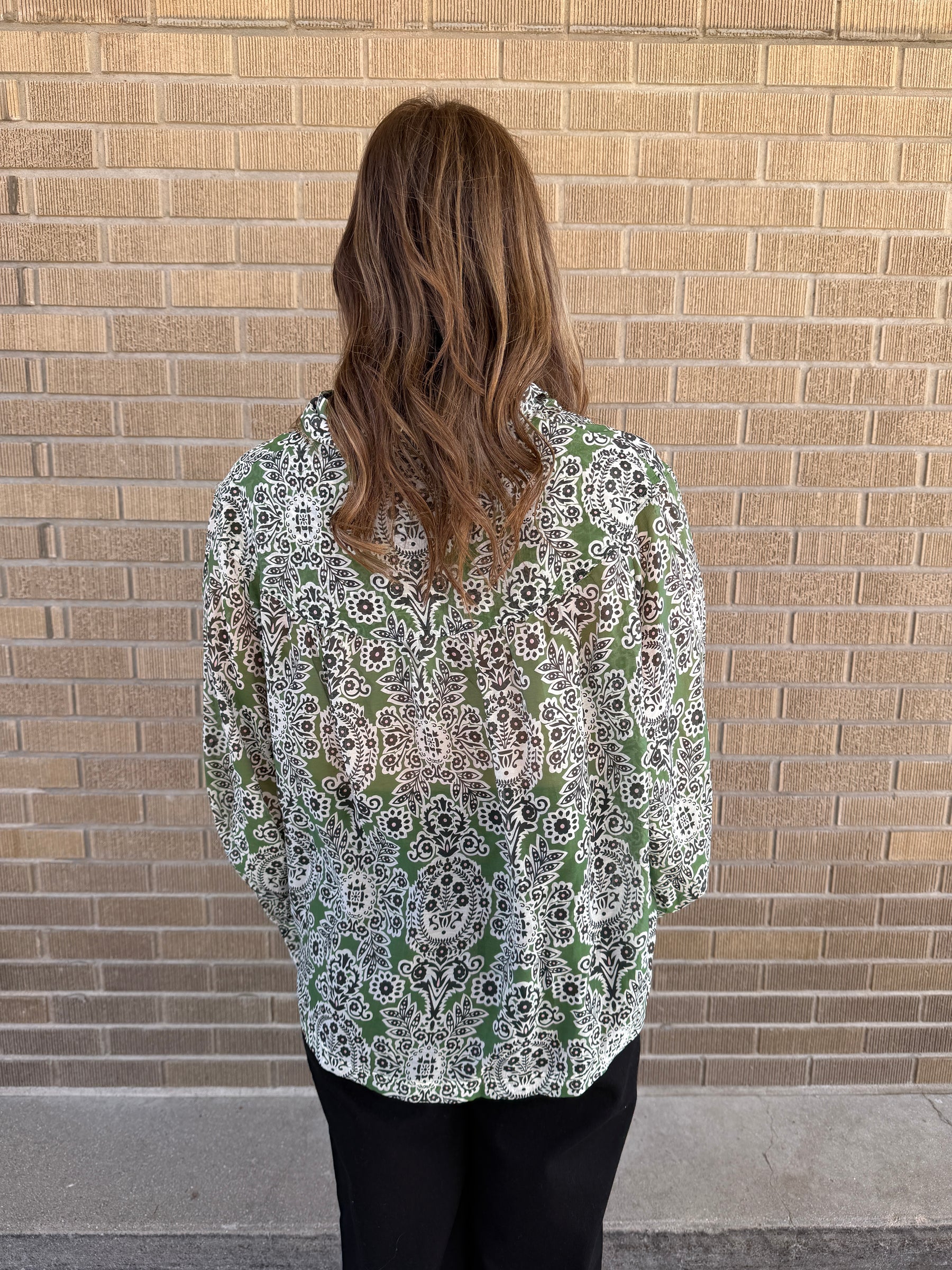 Boho Floral Blouse