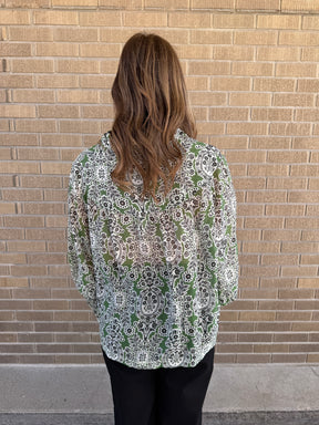 Boho Floral Blouse